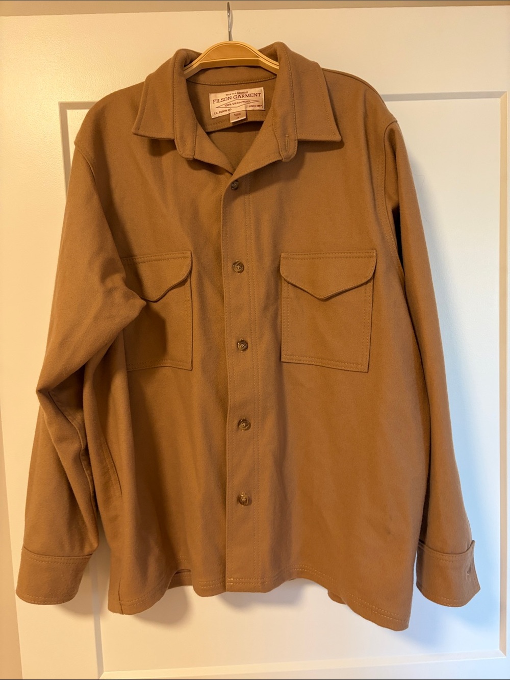 Filson Wool Shirt Jacket. Size 44 medium large.